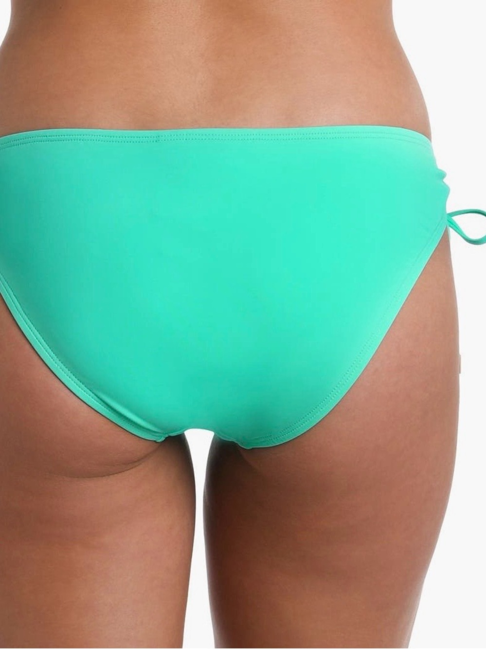 LA BLANCA ISLAND GODDESS SEAFOAM GREEN SIDE TIE HIPSTER BIKINI BOTTOM nwt - Picture 2 of 5